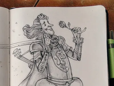 Dandelion dandelion gentle knight warrior witcher