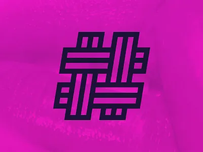 Hash Tag font geometric hashtag lettering thick lines typeface