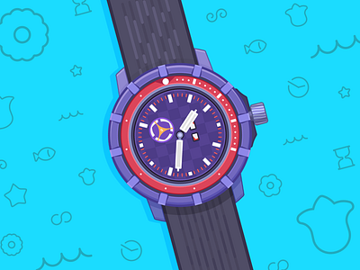 Treasure of Republic color flower icon illustration pattern stroke tatarstan vostok watch