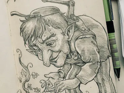 Erpip - The Gentle Gardener dwarf fairy fantasy gardener gnome hobbit tales