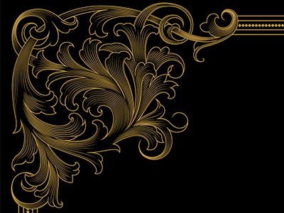 Ornament corner ornament vector