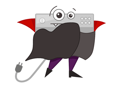 Energy Vampire appliance dvr electricity energy energy vampire halloween vampire