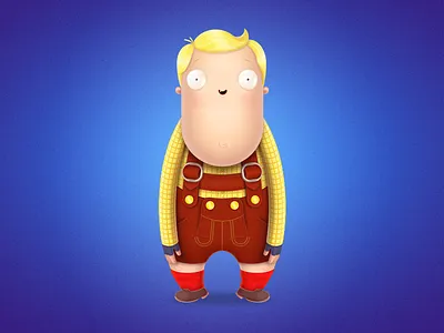 Banana Bandit banana bandit boy character german happy smile