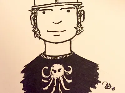 Day one of Inktober 2015 inktober inktober2015 sketch