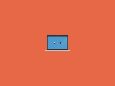 MacBook Pro Icon. 64by64 64x64 aniconaday apple computer design flat flat design icon macbook portrait robot