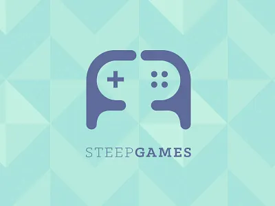 Steep Games Logo game controler gamepad games joystick logo