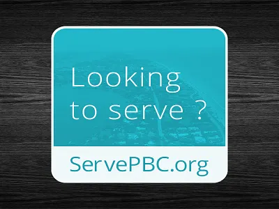 servePBC.org sticker palm beach serve west palm