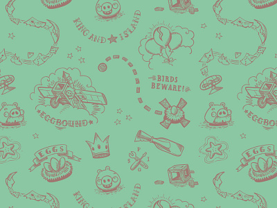 Bad Piggies Pattern bad piggies licensing art mobile game physics rovio space