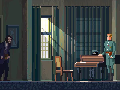 The Pianist 8bit adrian brody holocaust nazi pianist piano pixel art pixelart soldier the pianist war world war 2