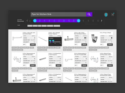 ERP Search Tool b2b cards ecommerce erp filter search tags telecom