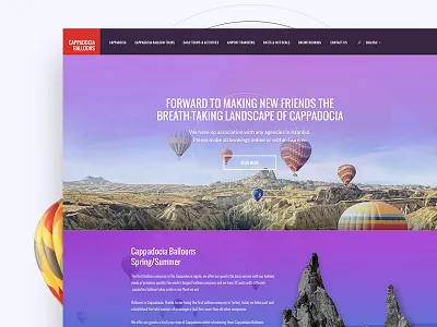 Capadocia Ballons capadocia city design layout light nature owlfurty photography travelbird trips typography web