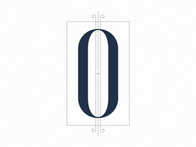 O Monogram branding logo monogram o