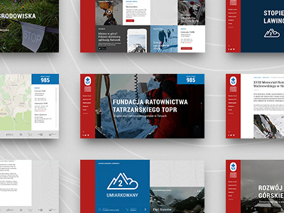 Redesign TOPR red redesign topr web website