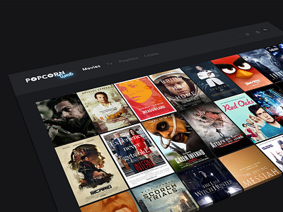 Popcorn Time Redesign redesign ui ux
