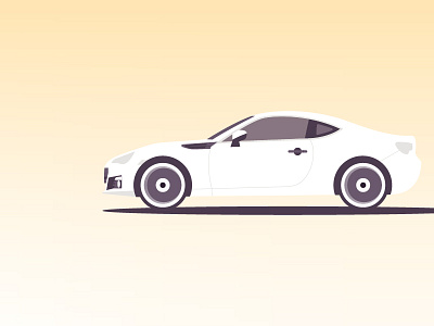 Subaru BRZ brz car illustration subaru