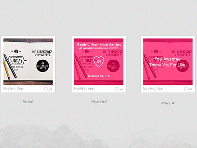 Hover Effect design effect hover psd web