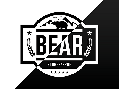 Secret File Forty Five bear beer logo nature pub store