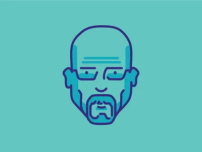Heisenberg avatar breaking bad face heisenberg line portrait walter white