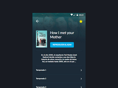 Online series app design app design material design movies series ui ux