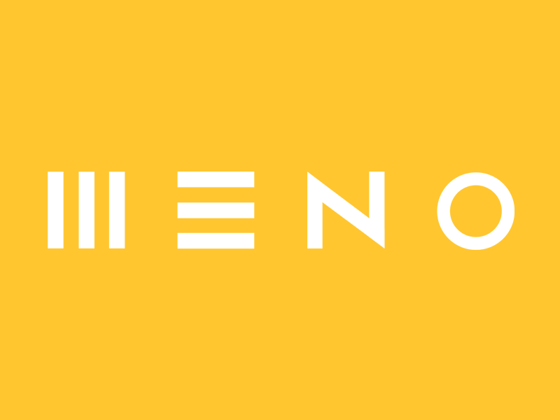 Meno Logo Animation animation logo meno meno design minimal simple