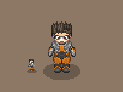 Mr Freeman 2d animation freeman gordon half life pixel sprite