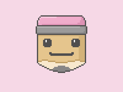 Pencil pencil pixel retro sprite