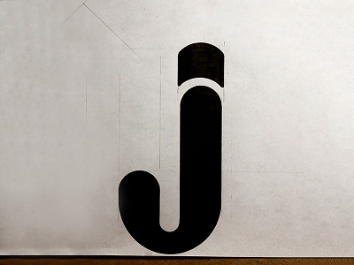 Letter a Day 6: j black design graphic j minimal type typography