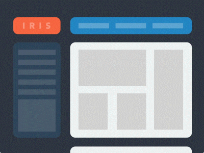 Homepage Scroll admin panel animation gif homepage prototype richmond scroll