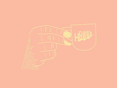 Believe in the Furrr big foot coffee espresso illustration line art pastel pink sasquatch truckee yellow yeti