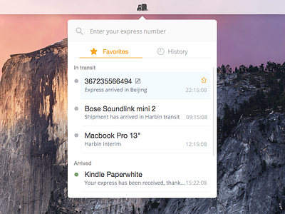 Myexpress express mac os widget