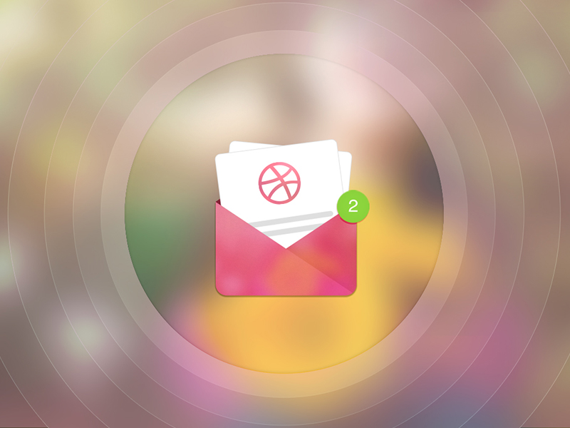 2X Dribbble Invites Available 2 dribbble invites envelop icon illustration invitation invite invites message pink post prospects