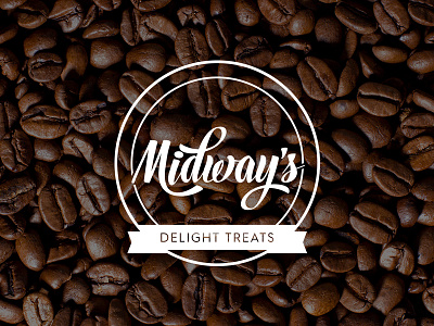 Midway brand clean identity logo modern sweetshop symbol