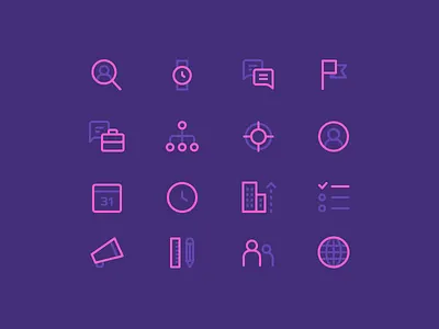 Marketing Icons avatar edit icon deisgner icon set icons marketing search set two tone icons user vector world