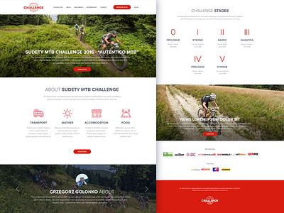 MTB Challenge design ui ux web webdesign