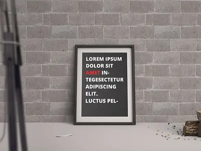 Poster Mock-up art artwall flyer frame interior interior poster mock up mock up mockup poster poster mock up print