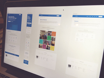 Abacus - Public Pages abacus about blue careers colorful home landing product redesign team ui white