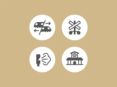 Trains children's app icons app button icon icono sign station train
