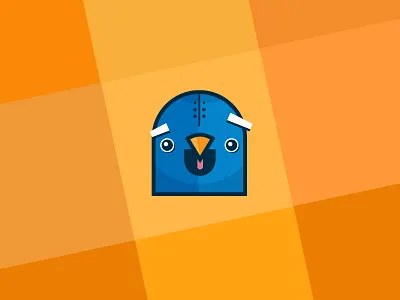 Slack Custom Bot bird bot icon illustration
