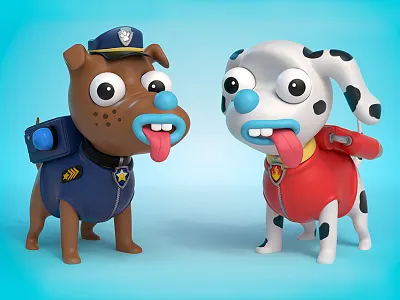 Nick Jr: Character Pitch 3d advertising art cg character illustration maya render vray