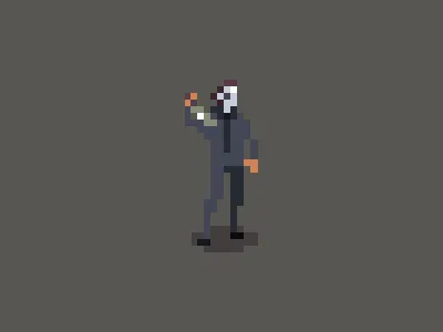 Halloween Countdown #31 halloween halloween countdown michael myers pixel art