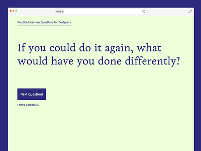 Practice Interview Questions for Designers fira sans interview livory type