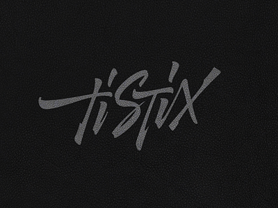 TiStix calligraphy chopsticks custom japan japanese lettering logo logotype