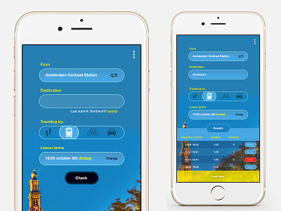 Day 028 - Navigation UI android application ios navigation route traffic ui ux
