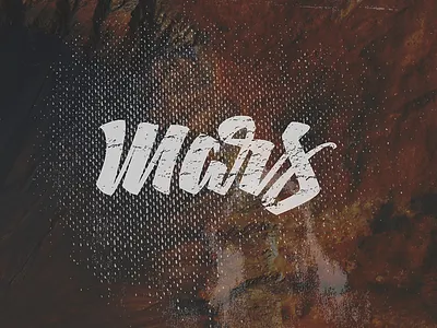 Mars caracas illustrator lettering mars type typography vector venezuela