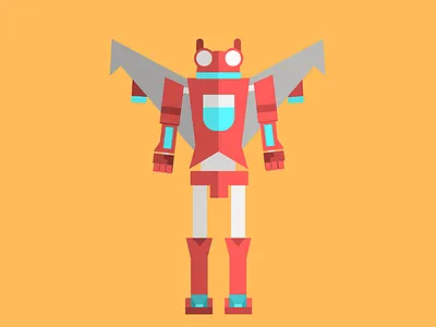 Bot illustrator robot science transformer vector
