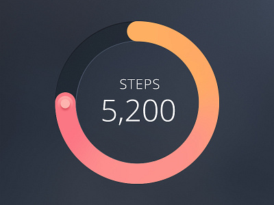 Progress app design exploration fitness flat interactive iphone mobile progress tracker ui ux