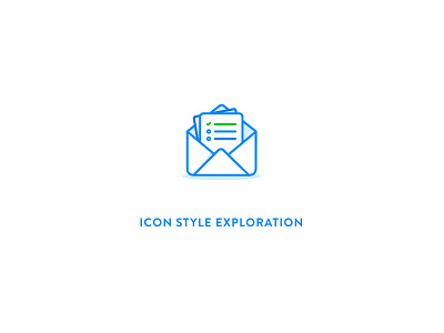 Mail icon envelope exploration icon mail news outline style