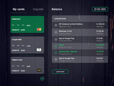 Day 023 Wallet My Expenses balance dashboard data graph interface stats ui ux wallet widget