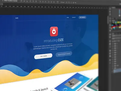 EsyFit Preview apple watch fitness illustration ipad iphone landing page mobile sport website
