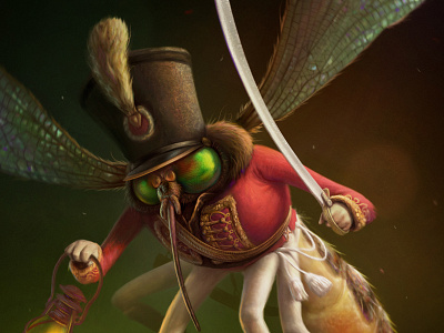 moskito baydakov aleksey baydaku character design illustration